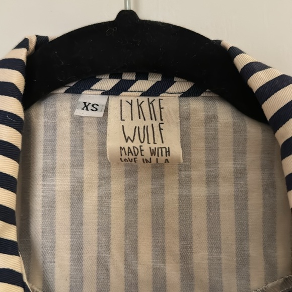 Lykke Wullf Janae shorts jumpsuit striped navy cream summer - Picture 4 of 7